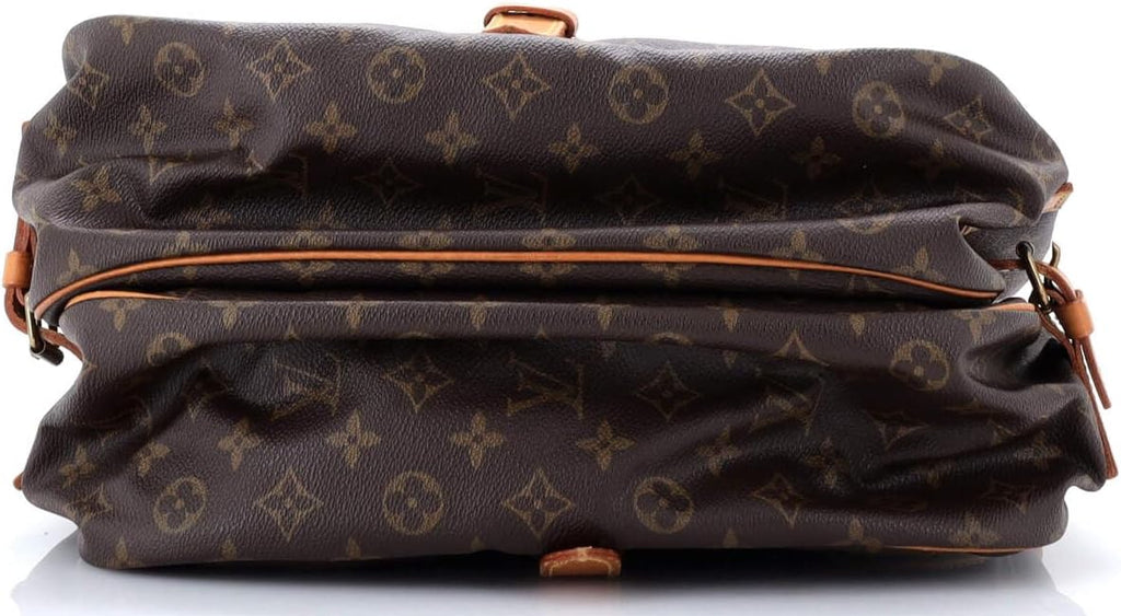 Louis Vuitton Saumur 35 Monogram Canvas Shoulder Bag Brown