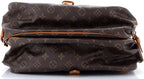 Louis Vuitton Saumur 35 Monogram Canvas Shoulder Bag Brown
