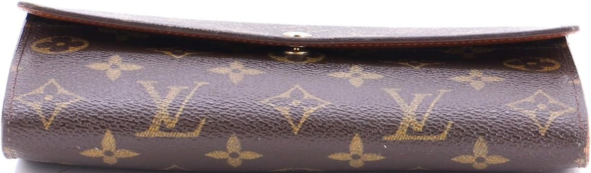 Louis Vuitton Sarah Wallet Monogram Canvas Brown –  Designer Wallet