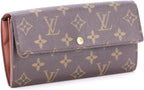 Louis Vuitton Sarah Wallet Monogram Canvas Brown –  Designer Wallet