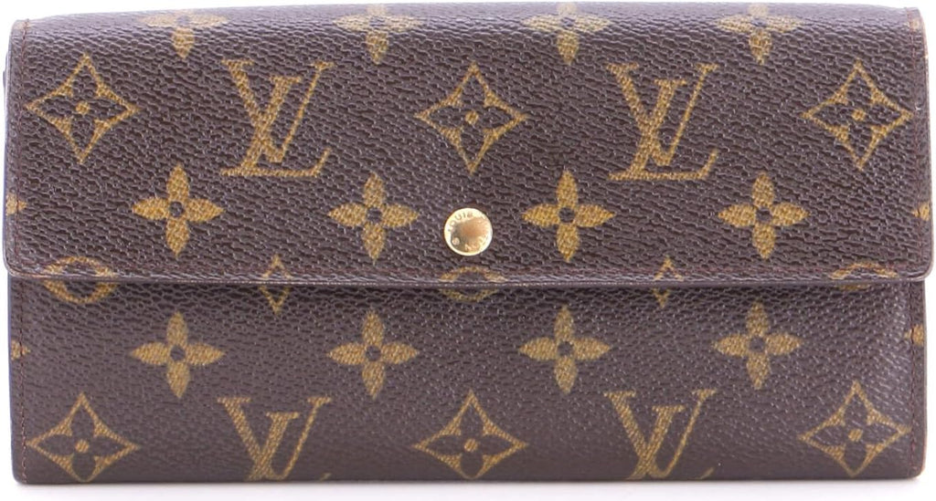 Louis Vuitton Sarah Wallet Monogram Canvas Brown –  Designer Wallet
