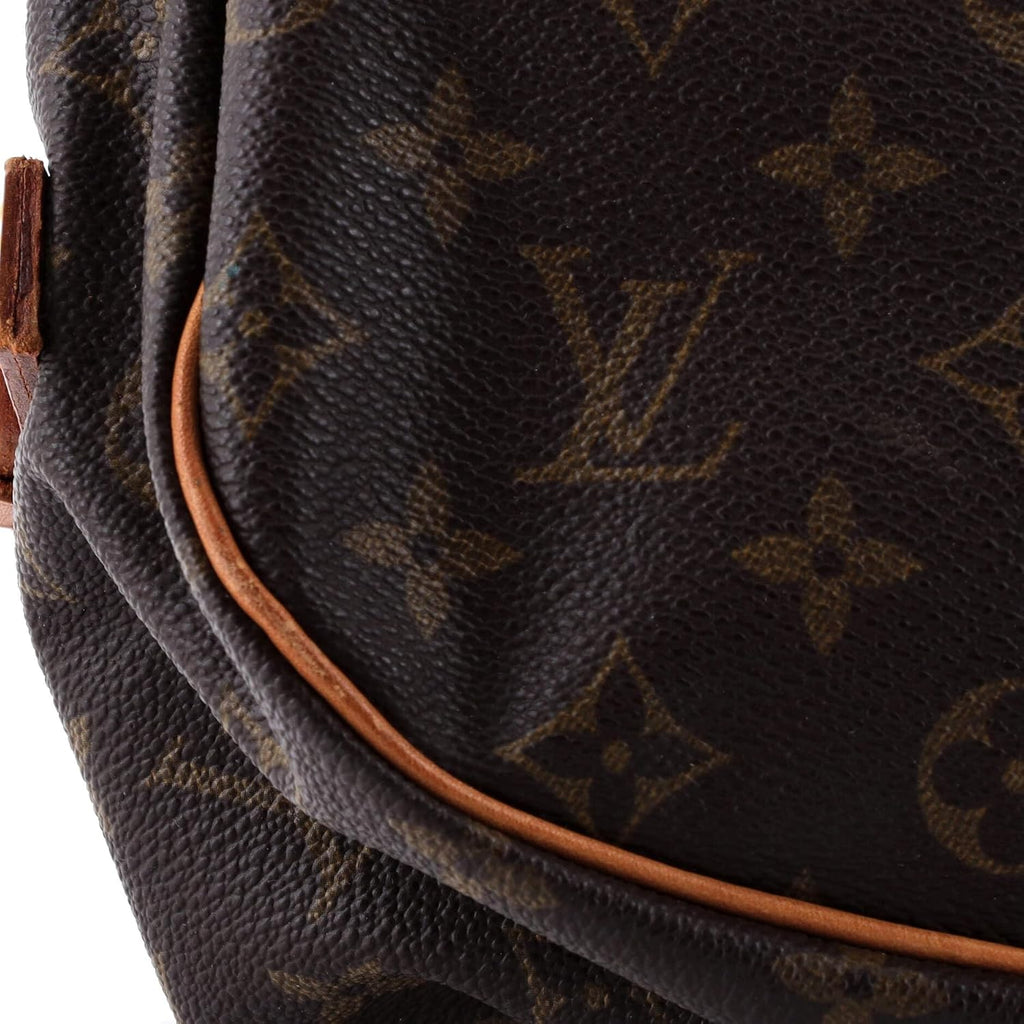 Louis Vuitton Saumur 35 Monogram Canvas Shoulder Bag Brown