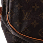 Louis Vuitton Saumur 35 Monogram Canvas Shoulder Bag Brown