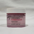 No7 Restore & Renew Multi Action Night Cream 1.69 oz / 50ml – Face Moisturizer