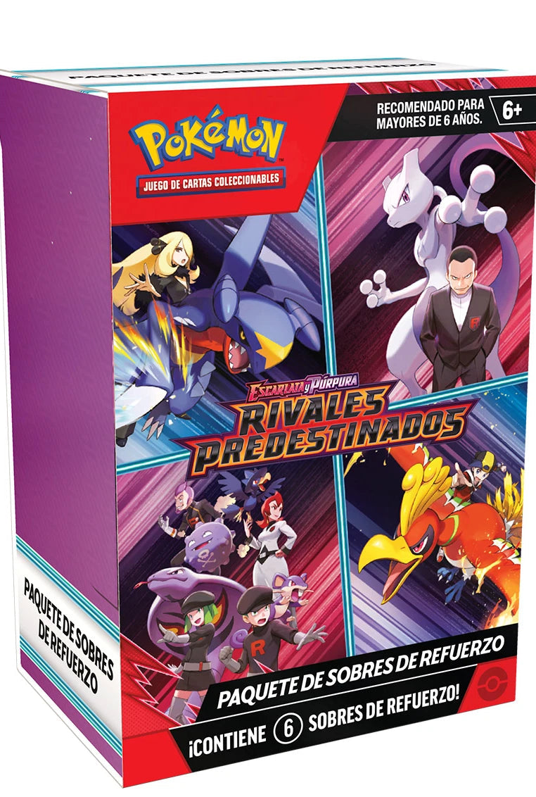 Pokémon TCG Spanish Scarlet & Violet Destined Rivals Booster Bundle – 6 Packs