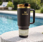 Stanley Chocolate Gold Quencher H2.0 FlowState 40oz Tumbler – Factory Sealed