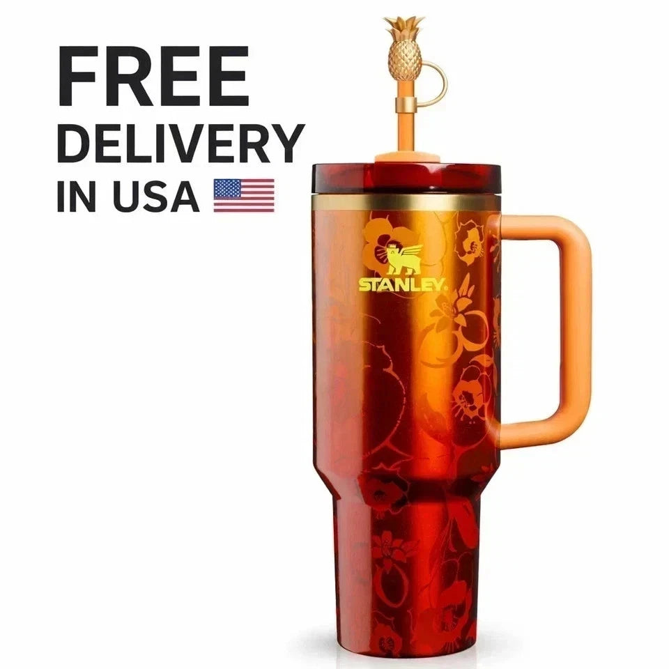 Stanley x KAROL G 40oz Quencher H2.0 FlowState Tumbler Cup Authentic New