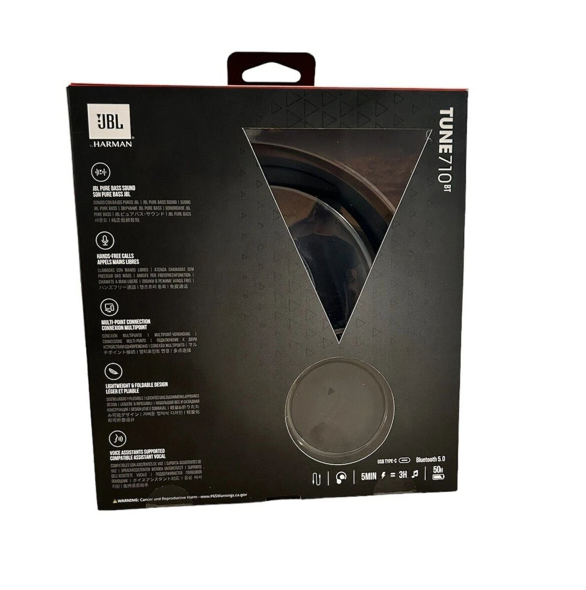 JBL Tune 710BT Wireless Bluetooth Over-Ear Headphones – Brand New Sealed