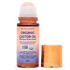 Queen of the Thrones Organic Golden Castor Oil Roll-On with Rose Quartz – 100% Pure