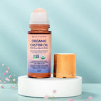 Queen of the Thrones Organic Golden Castor Oil Roll-On with Rose Quartz – 100% Pure