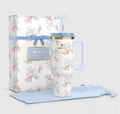 Stanley x LoveShackFancy Holiday Quencher Tumbler 40oz Rosa Beaux Blue
