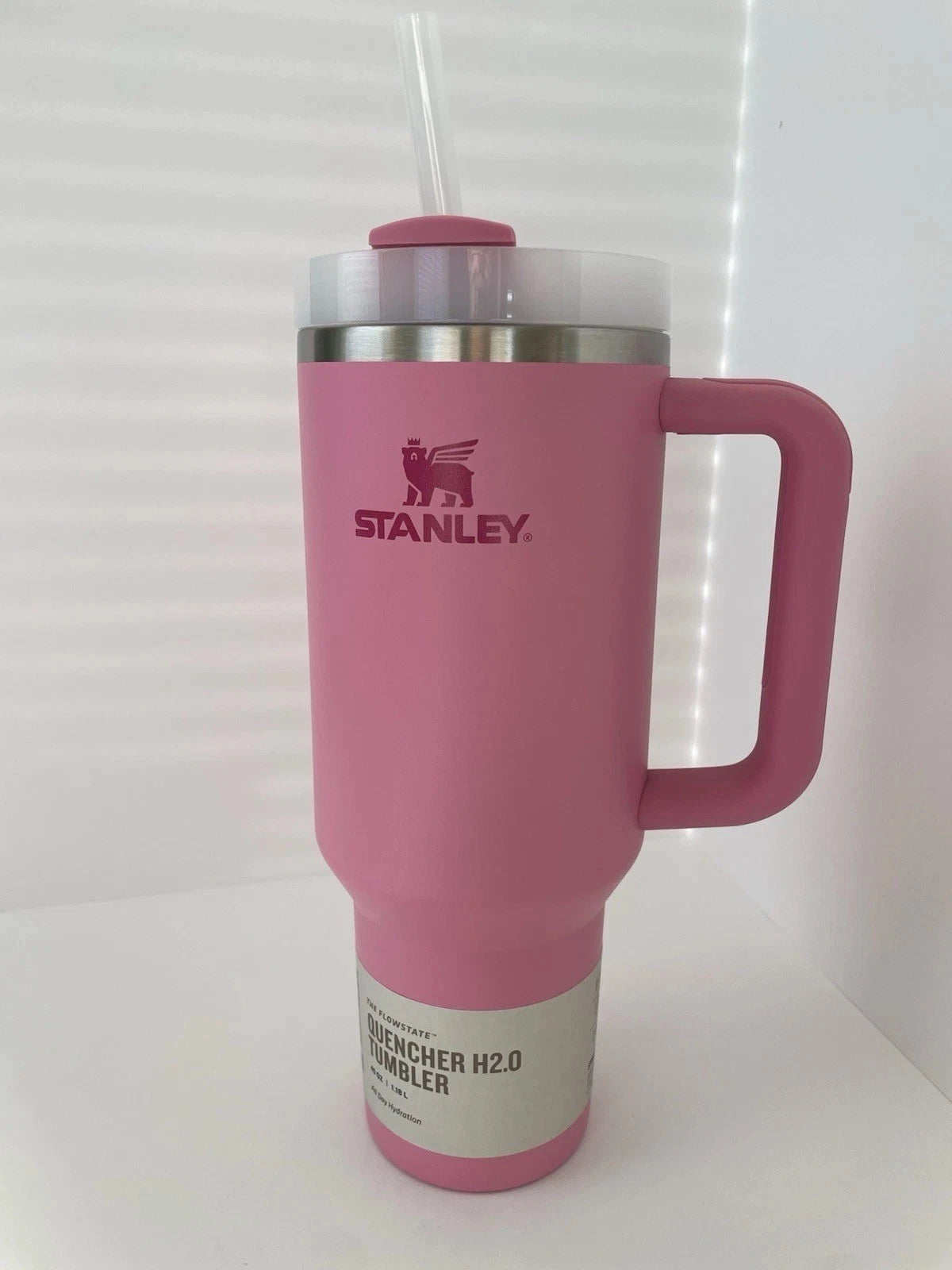 Stanley 40oz Quencher H2.0 FlowState Tumbler Pink Peony – New Sealed