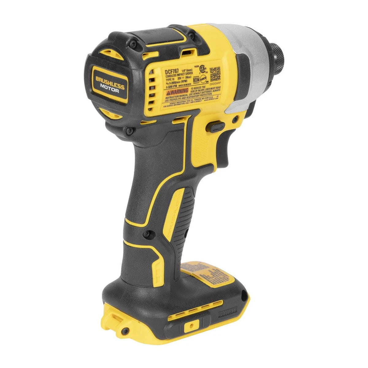 DEWALT DCF787 20V MAX Brushless 1/4" Cordless Impact Driver Tool Only