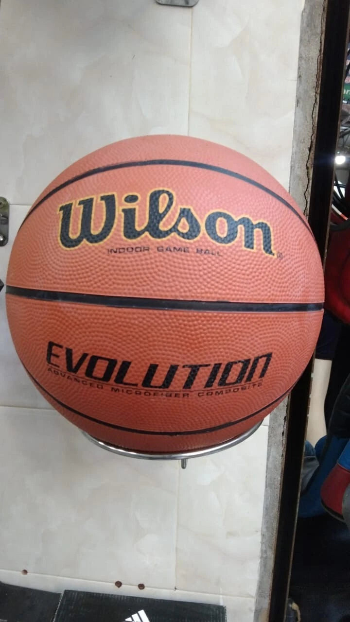 Wilson Evolution Indoor Game Basketball – Size 7, 29.5" Black
